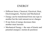 energy - Eastside Physics