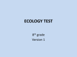 ECOLOGY TEST