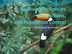 Biodiversity, Species Interactions, and Population Control