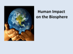 Human Impact on the Biosphere