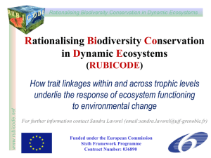 Traits and ecosystem services