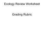 PowerPoint Rubric: Ecology Test Review
