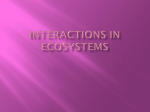 Lesson 5 Interations in Ecosystems