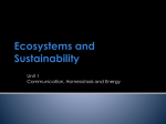 populations and sustainability