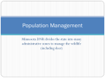 Population Management - University of Minnesota