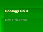 Ecology Ch 3