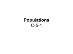 Populations C-5-1 - Crestwood School's
