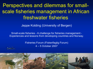 3 major dilemmas on small-scale fisheries management: