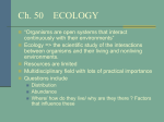Ch. 50 ECOLOGY