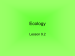 Chapter 4: ECOSYSTEMS AND COMMUNITIES
