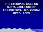 ETHIOPIAN CASE STUDY ON SUSTAINABLE USE OF …
