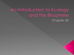 An Introduction to Ecology and the Biosphere