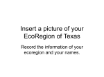 Texas Ecosystems - Longview Independent School District