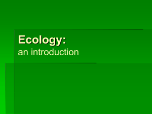 Ecology - science