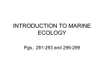 INTRODUCTION TO MARINE ECOLOGY