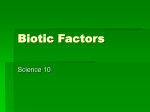 Biotic Factors