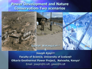 Power Development and Nature Conservation