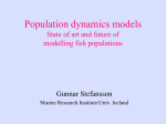 Population dynamics models Issues and state of art in modelling