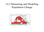 14.2 Measuring and Modeling Population Change