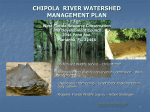 PowerPoint: Chipola River Water Management Plan