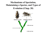 Mechanisms of Speciation (Chap. 20)