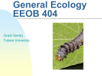 General Ecology EEOB 404