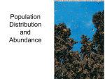Population Distribution and Abundance