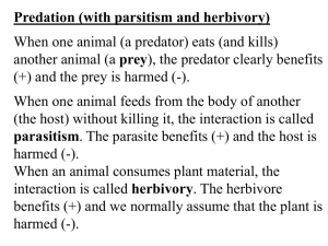 Community Ecology cont.