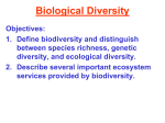 Biological Diversity