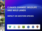 Climate Change: Wildlife and Wild Lands Impact on Western Species