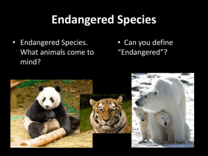 Endangered Species