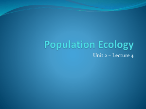 Population Ecology - Fulton County Schools