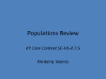 Populations Review