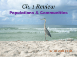 Ch. 1 Review