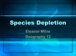 Geography 12-Species Depletion-Powerpoint