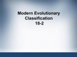 Modern Phylogenetic Taxonomy 18-2