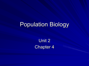 Population Biology