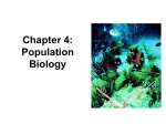 Chapter 4: Population Biology