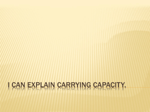 Carrying Capacity PPT