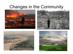 Changes in the Community