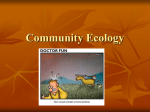 Community Ecology (Ch. 20)
