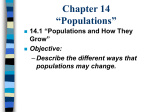 Chapter 14 “Populations”
