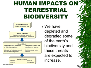 BIODIVERSITY & ENDANGERED SPECIES