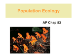 AP Chap 53 Population Ecology