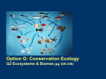 G2 Ecosystems & Biomes DAA