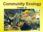 Notes Chapter 20 Communities