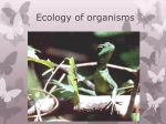 Ecology of organisms - Sonoma Valley High School