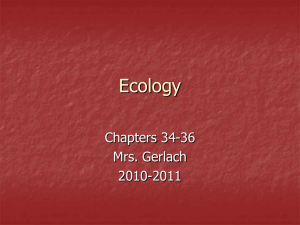 Ecology - BiologyGerlach