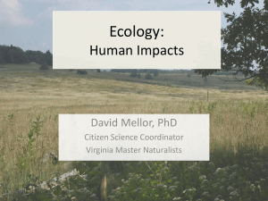 the Human Impacts Powerpoint