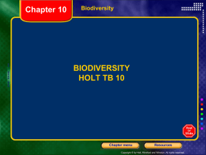 Biodiversity PPT Revised